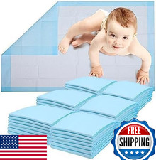 Healqu 50-Pack Disposable Baby Changing Pad Liners 17x24" Soft Absorbent