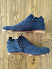 Blue Zip Suede Boots for Men for sale | eBay display picture 1