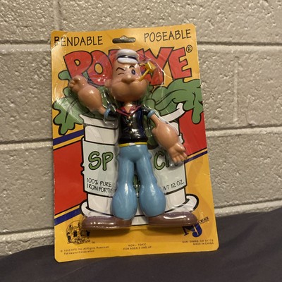 Popeye Bendable and Poseable Figure KFS INC 1993 7' NIB