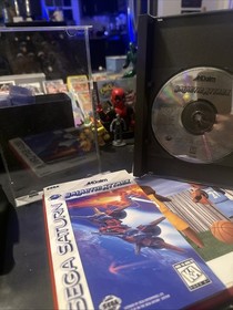 Galactic Attack (Sega Saturn, 1995) Complete With Reg.Card/Tested/Damaged Case