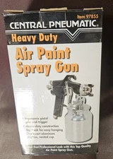 central pneumatic heavy duty air paint spray gun Item: 97855 NIB