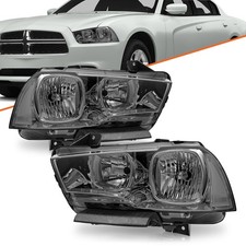 For 2011 2012 2013 2014 Dodge Charger Halogen Headlights Rt Se Srt8 Smoke For 2011 2012 2013 2014 Dodge Charger Halogen Headlights Rt Se Srt8 Smoke