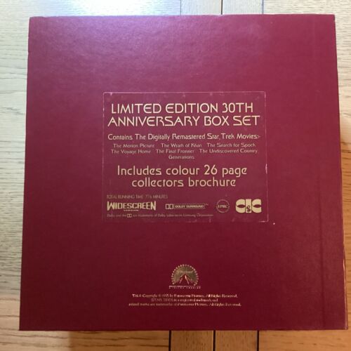 Star Trek 30th Anniversary Edition VHS Box Set, 3 X Videos Are Factory Sealed - Picture 4 of 7