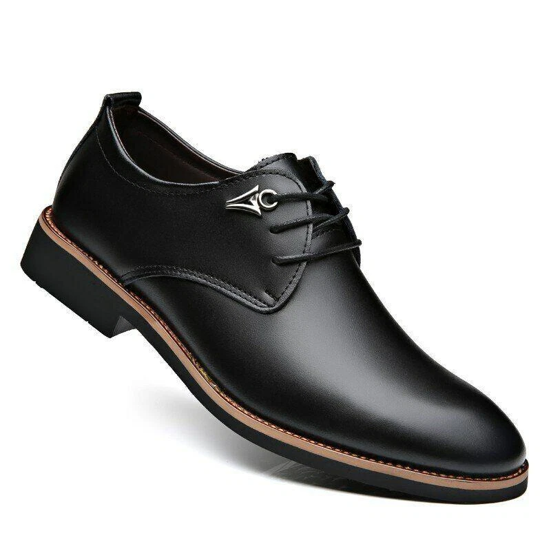 Tomar medicina Reposición Transición Zapatos De Cuero De Marca De Lujo Para Hombre Calzado De Negocios Elegante  Moda | eBay