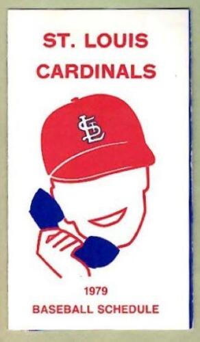 ST LOUIS CARDINALS ~ 1979 Pocket Schedule ~ FREE SHIPPING - Picture 1 of 1