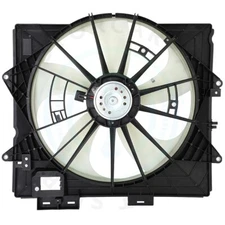 Radiator Condenser Fan Assembly For 2009-2013 Cadillac CTS 2009-2011 STS 3.6L