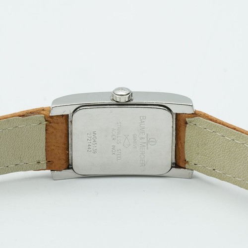 BAUME MERCIER HAMPTON DAMEN UHR 20MM QUARTZ VINTAGE 45139 BM129 KUPFER - Bild 7 von 9