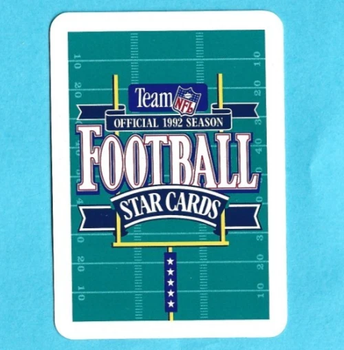 1992 Sport Decks NFL Playing Cards #K Emmitt Smith Dallas Cowboys - Image 2 of 2