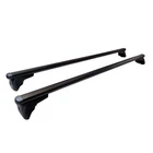 Black Aluminium Roof Bars for Mitsubishi Grandis 2004-2011 With Raised Rails