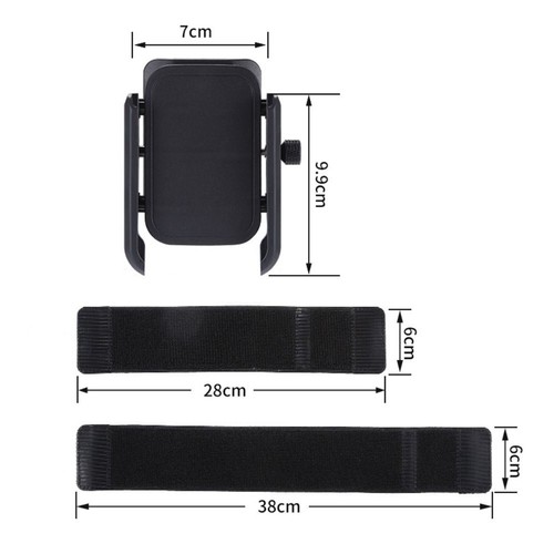 360 Rotation Wristband Mobile Support for iPhone/Samsung/Xiaomi Running - Photo 2 sur 12