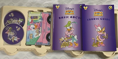 Walt Disney 2007 World Of English Collectible/ Learning Books And