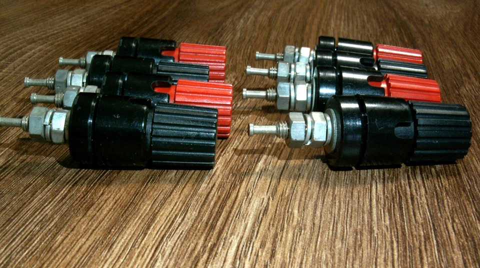Speaker connector for Sansui AU-X1 - Used - ONE piece (Red or Black) - Bild 2 von 4