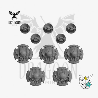 Space Knight Wikinger Frostschilde. Conversion Bits für Prime 28mm Sci-Fi Marines
