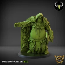 Grim Prophet | Ogre | 3D Printed Miniature | Clay Beast Creation |