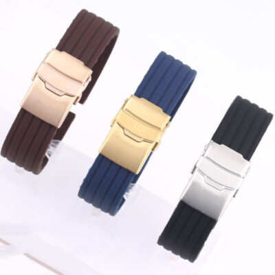 Rubber Wristwatch Band for MIDO M005 Multifort Commander Baroncelli Ocean Star