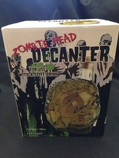 Zombie Head Decanter By Barbuzzo 38oz Brand New