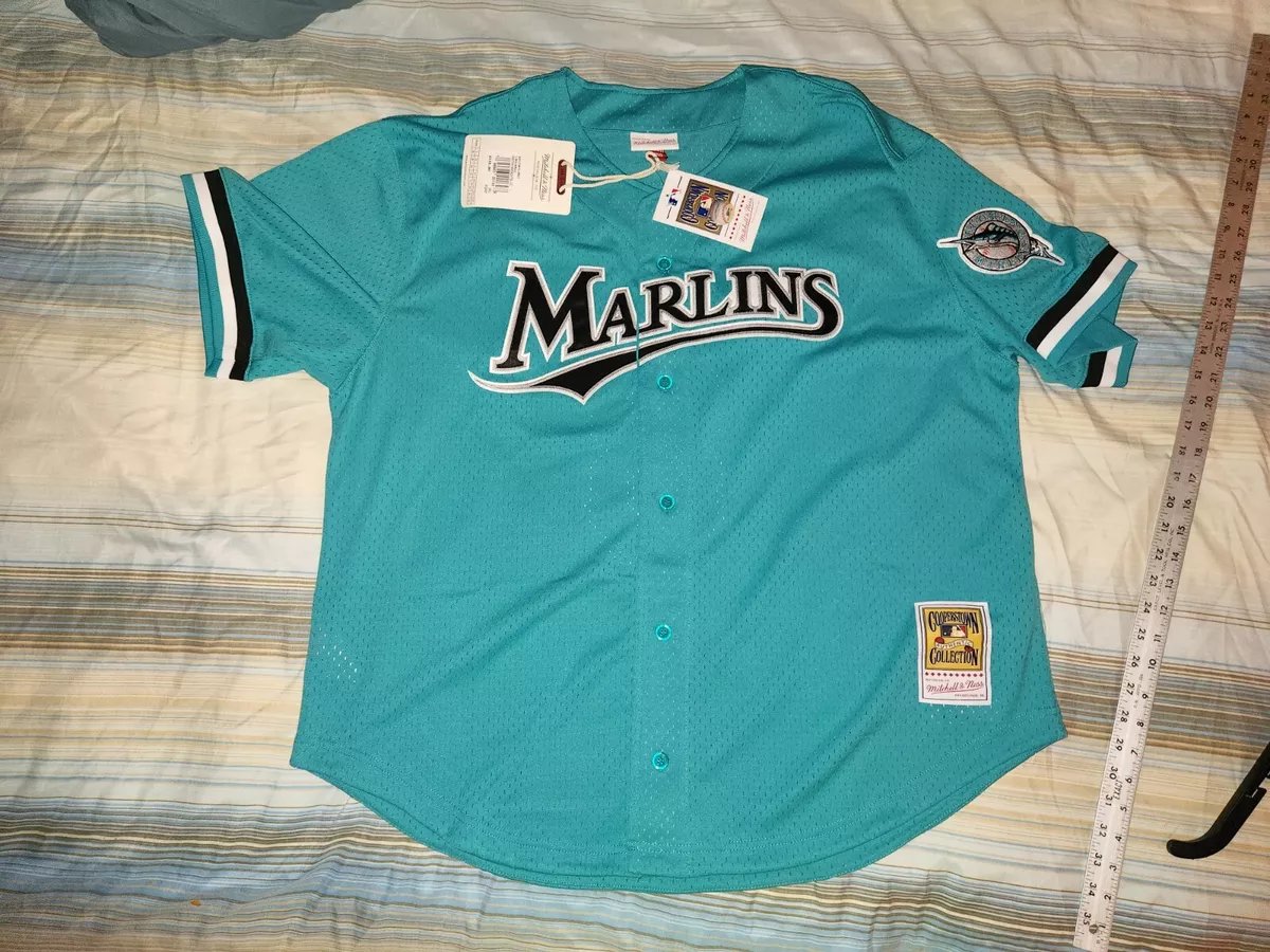 Andre Dawson #8 Florida Marlins Mitchell & Ness BP Baseball Jersey 2XL/52  NWT