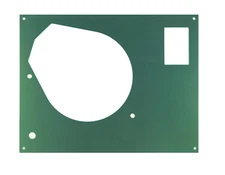 Faceplate for Thorens TD 145 - 166 SME Tonearm Flight Green Metallic