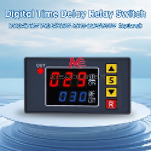 T3231 Programmable Digital Time Delay Relay Dual Display Timer Control Switch - Picture 4 of 26