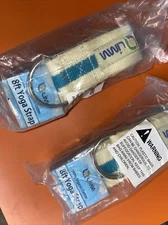 2  Yoga Strap 8ft 100% Organic Cotton Pilates 244cm x 3.8cm  Brand New Sealed
