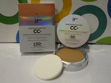 IT COSMETICS ~ CC + AIRBRUSH PERFECTING POWDER ~ RICH ~ 0.33 OZ BOXED