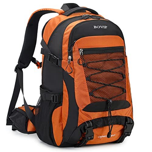 40L Hiking Backpack Waterproof Lightweight Daypack Travel Sports Camping Orange-image
