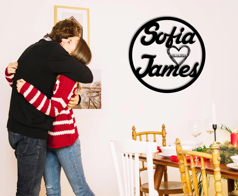 Customized Wedding Sign, Rustic Wedding Decor,Personalized Wedding Gifts - Image 2 of 4