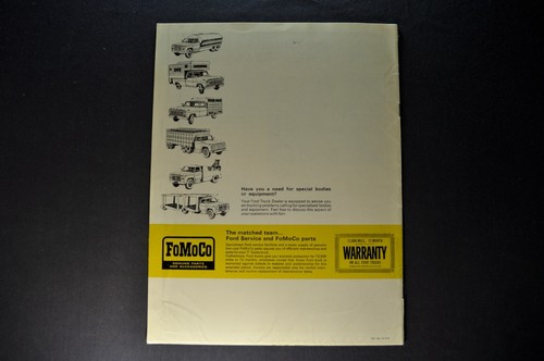 1967-1968 Ford F-Series Truck Brochure F-100 Pickup Stake Original Australian - Picture 8 of 8