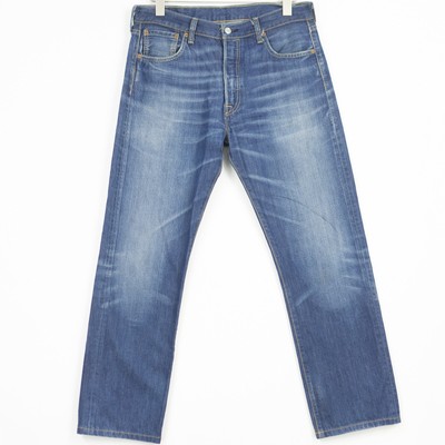 Levis 501 Jeans Regular Straight Blue Size Mens W34 L30 | eBay