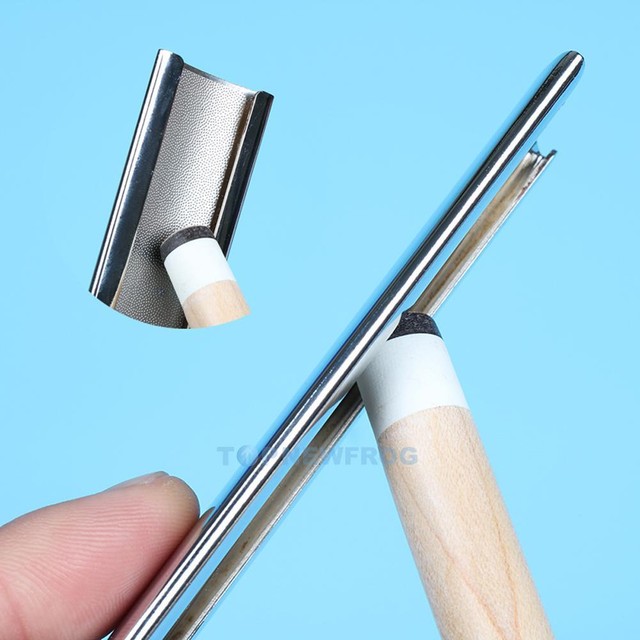 Metal Snooker Billiard Pool Stick Cue Tip Shaper Burnisher File Repair