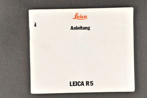 Leitz Leica R5 Bedienungsanleitung (D) - Imagen 1 de 3