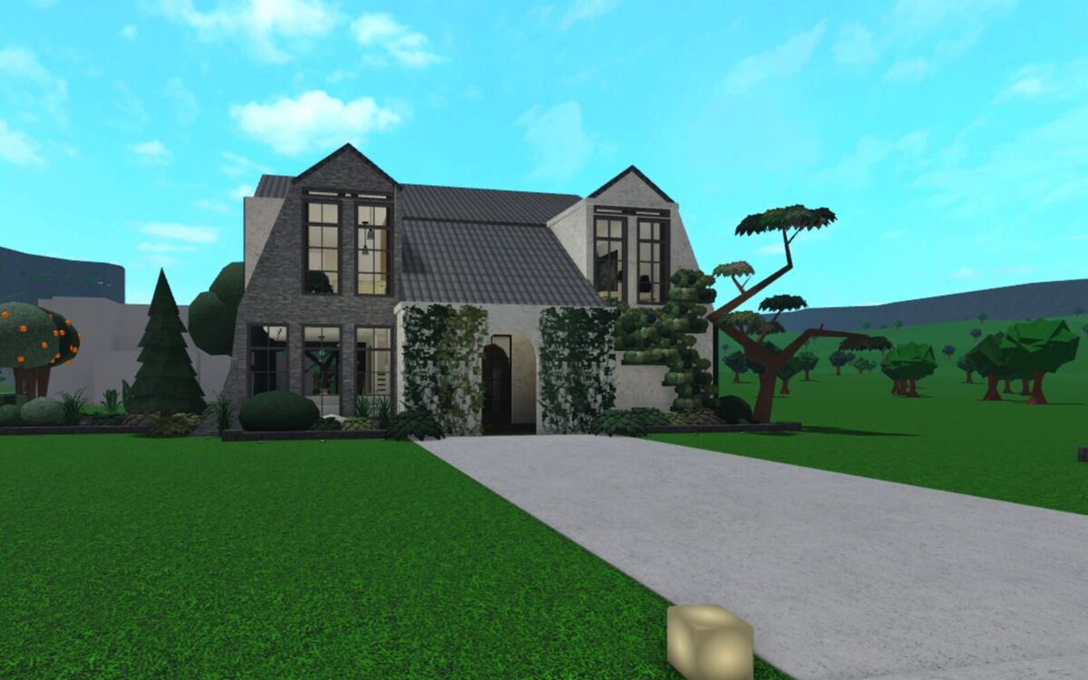 BLOXBURG HOUSE BUILD MANSION, BEAUTIFUL MEDITERRANEAN MANSION, READ  DESCRIPTION