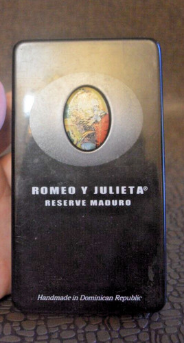 Cigar Tin Romeo Y Julieta Dominican Republic EMPTY
