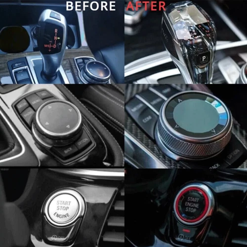 Crystal Gear Shift Knob Set For BMW G20 G28 G22 G29 X5 G05 X6 G06 X7 G07 G14 G15 - Picture 6 of 8