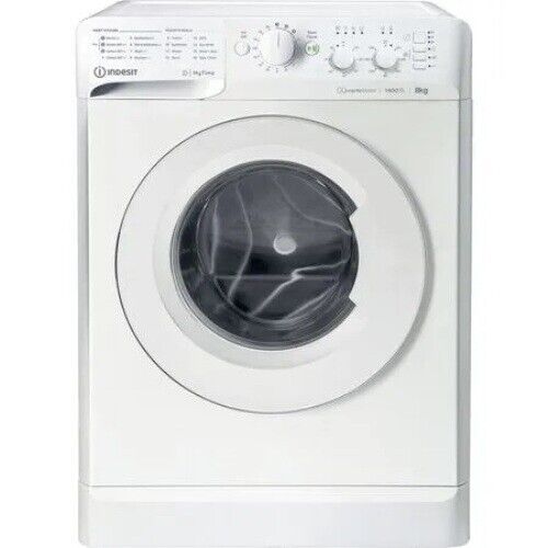 Indesit MTWC81495W Super Silent Washing Machine 8kg, 1400 Spin, A Rated! - Picture 1 of 5