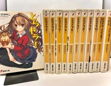 Toradora! Light novel Vol.1-10 Complete set Japanese Ver. Book Yuyuko Takemiya