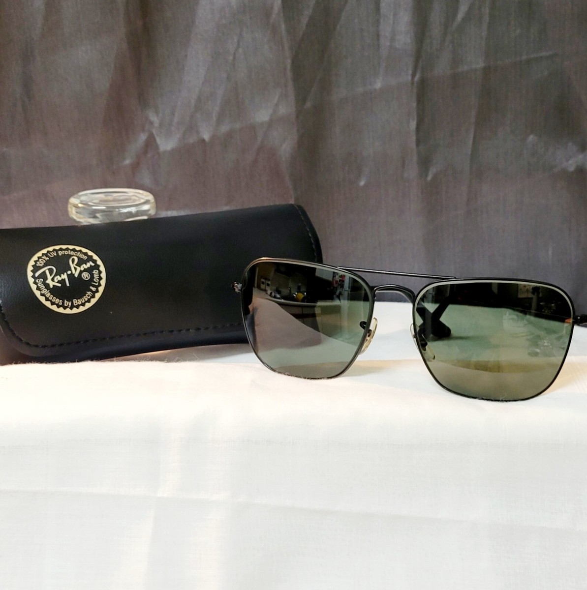 RayBan B&L 58□16 USA サングラス　レイバン　ヴィンテージ Vintage B&L Ray Ban USA Caravan Aviator 58-16 Black Frame