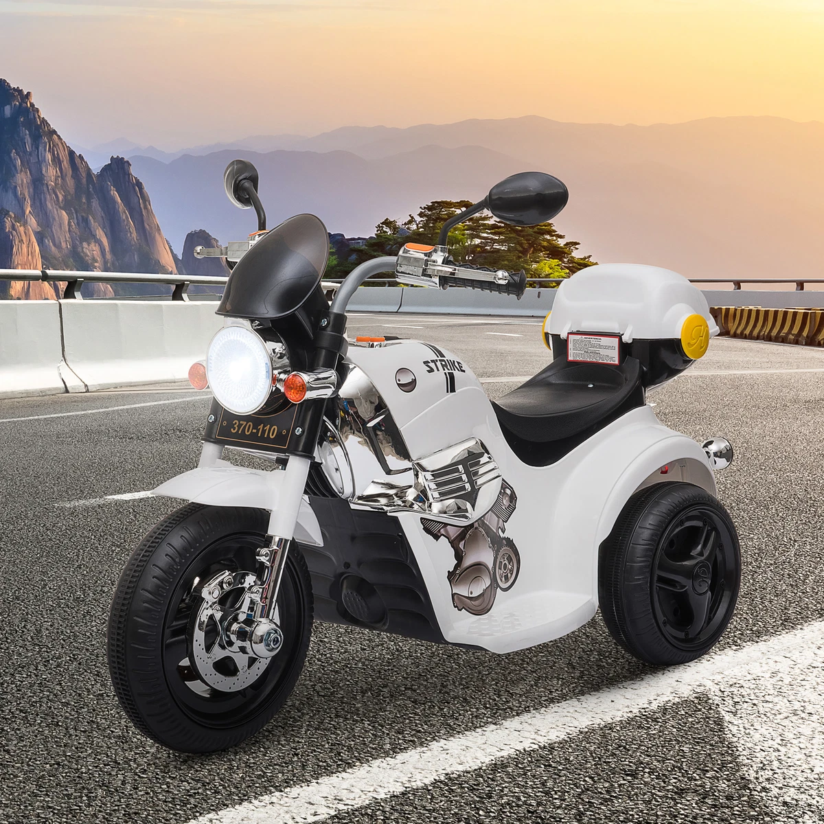 Baby Kids Electric Motorbike Ride On Lights Music Horn Storage 3km h 18 36 month