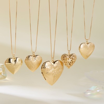 Floating Charms Living Memory DIY Photo Locket Heart Pendant Necklace Jewelry