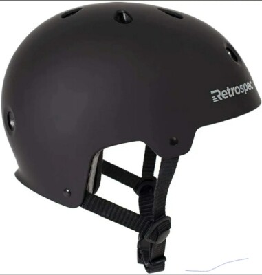 Retrospec CM-2 Classic Commuter Bike Skate Black Helmet Large 