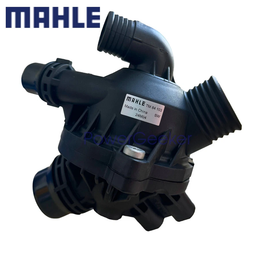 11537550172 Engine Coolant Thermostat OEM Mahle TM3097 for BMW 135i 335i X5 X6 - Imagem 3 de 4