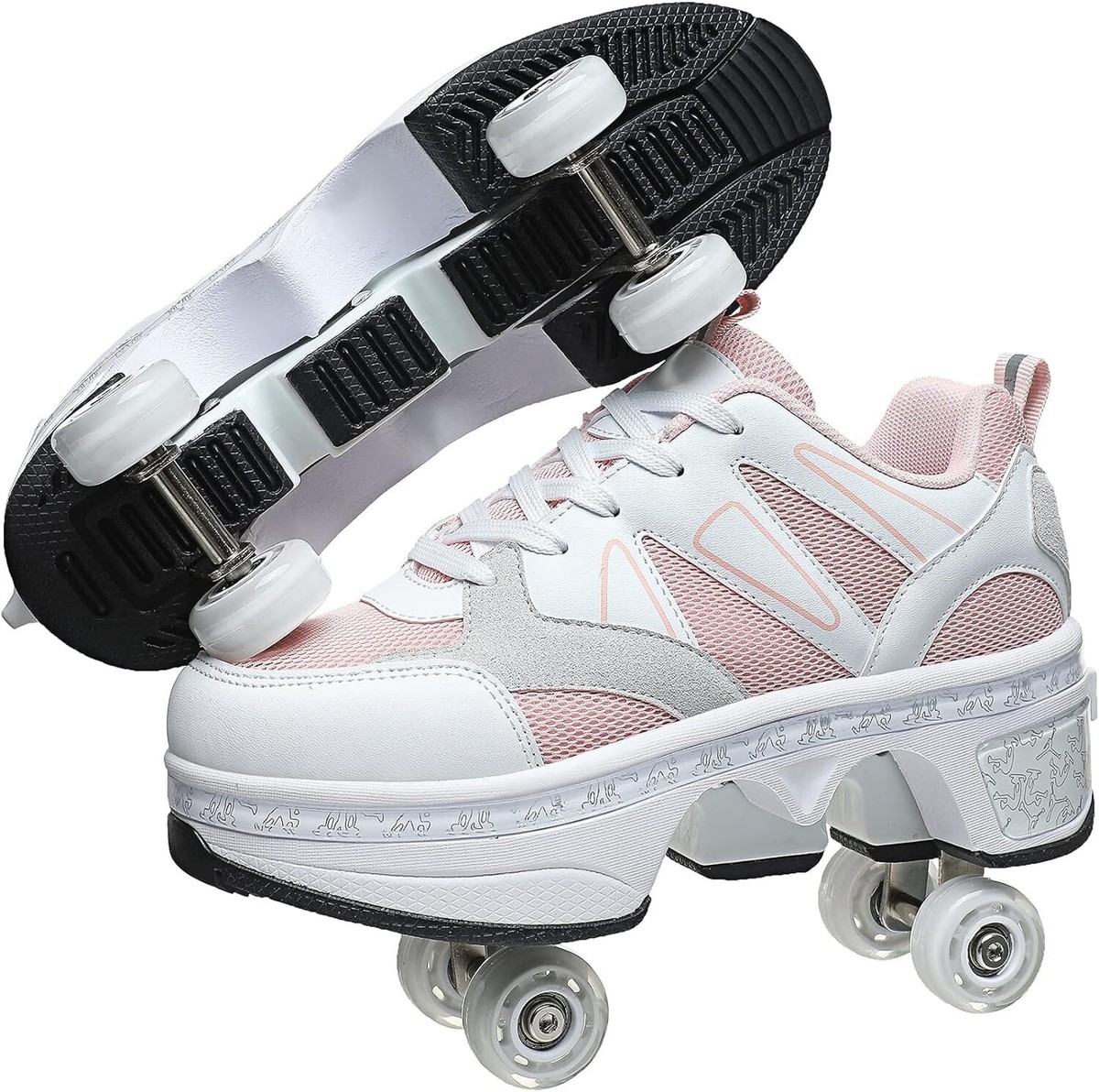 Retractable Wheels Turn Your Shoes Into Roller Skates Retractable