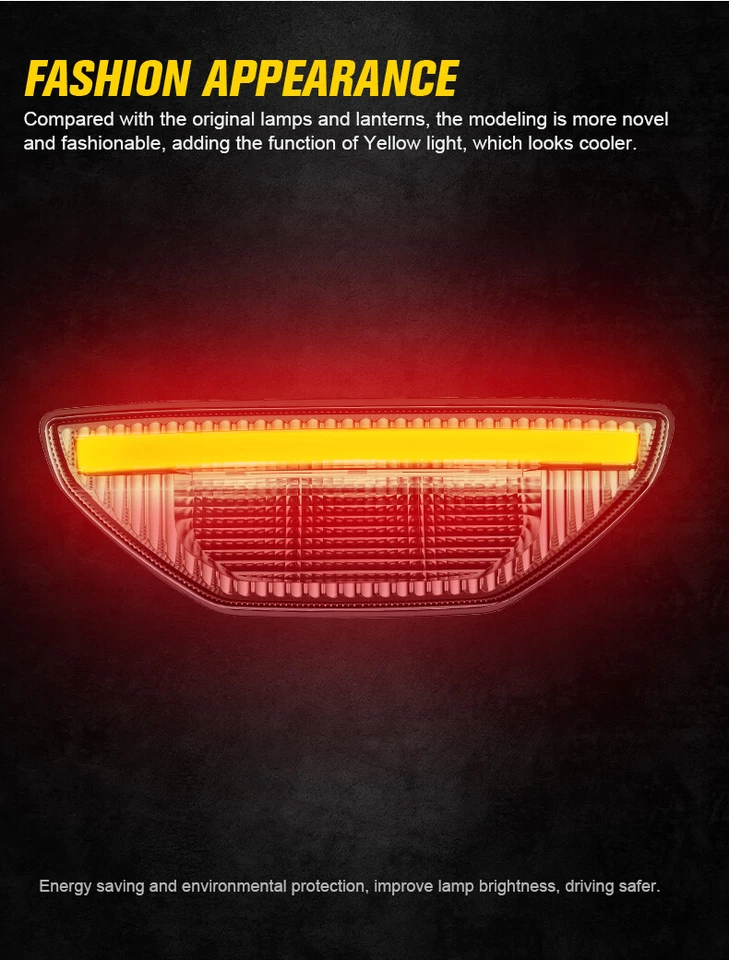 Luz trasera LED de humo lámpara de freno para Honda TRX 250X 250EX 300 400EX 400X 500 700 Foto 4 de 4