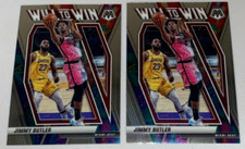 QTY (2) 2020-21 Panini Mosaic Jimmy Butler Will To Win #4 Miami Heat
