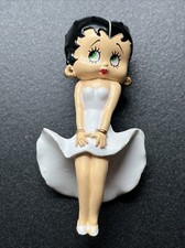 BETTY BOOP Marilyn White Dress Kids Rare 2002  Mini Collectible 3.5" Figurine
