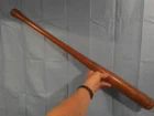 Vintage Trio Hollander 39-01 baseball bat, 1950's-1960's solid wood early shape