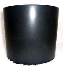 UNLIMITED CONTAINERS INC. Matte Black Barrel Planter 5.5"x6"