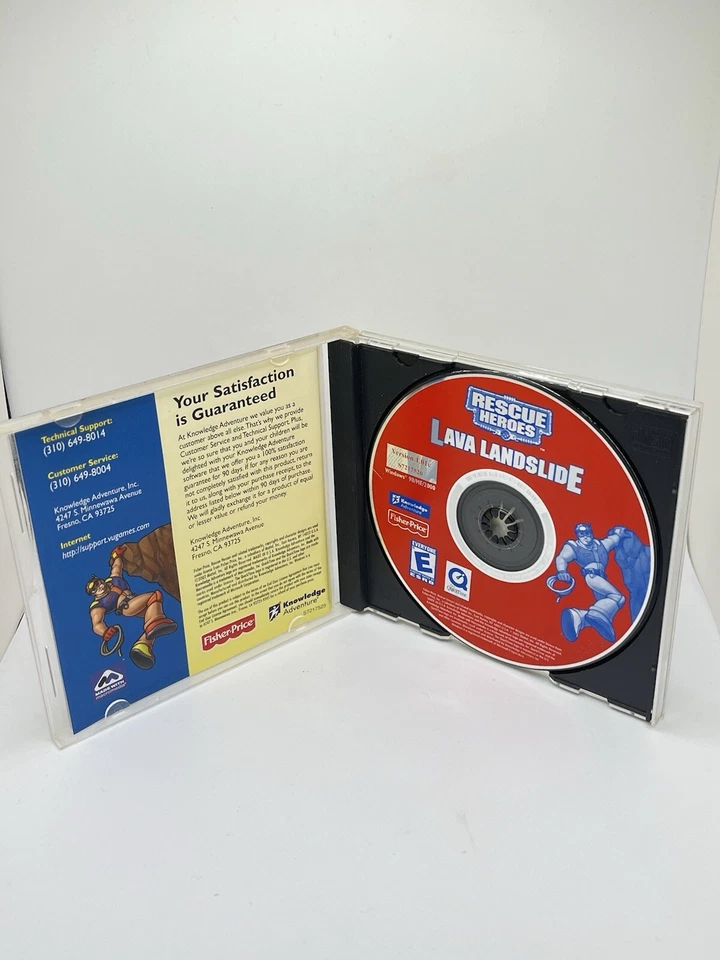 Fisher Price RESCUE HEROES LAVA LANDSLIDE CD-ROM COMPUTER GAME AGES 4-7 E - Image 3 of 4