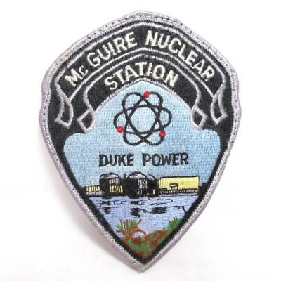 McGuire Nuclear Station Duke Power Plant Embroidered Iron Patch