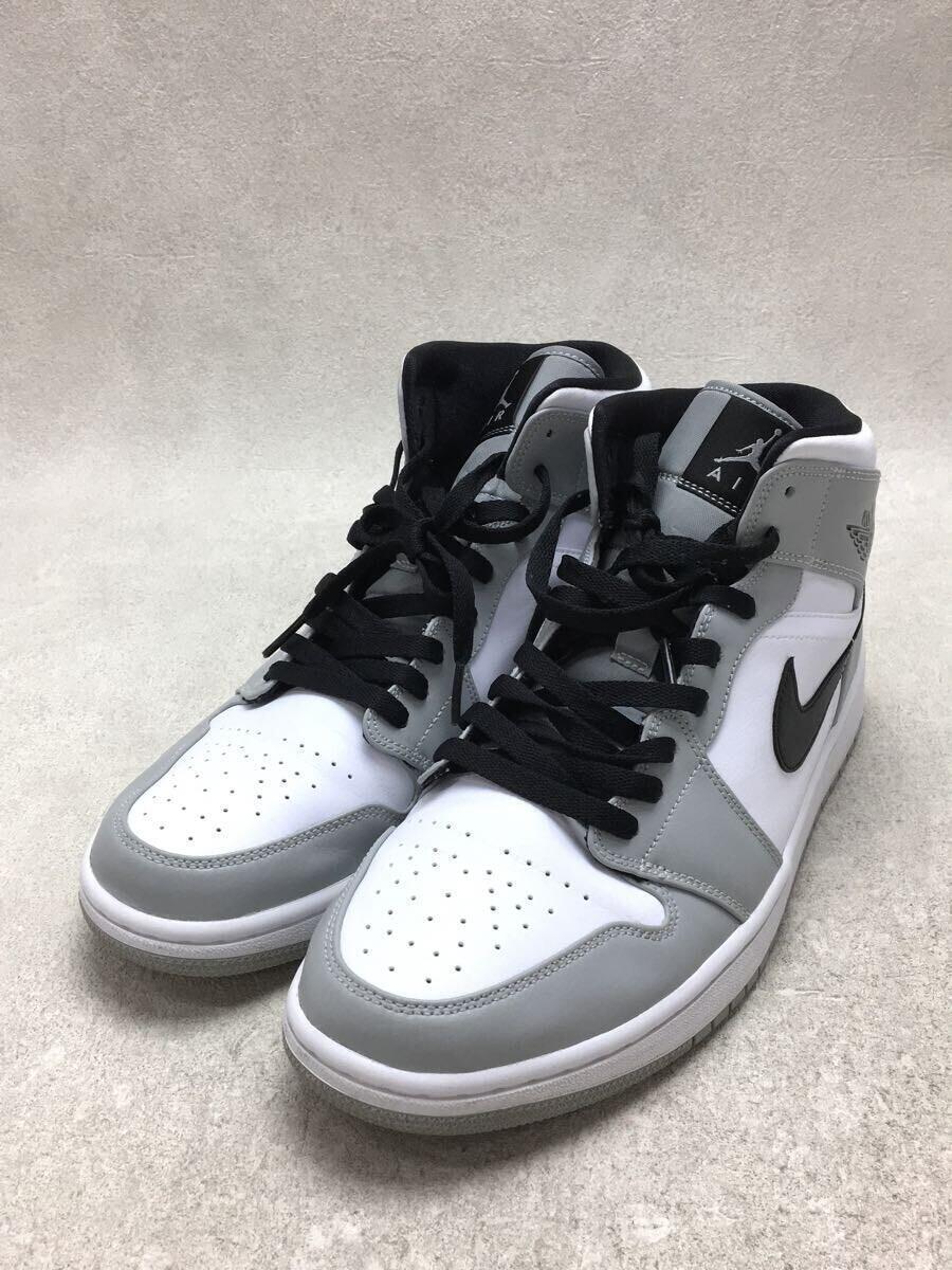 Nike Air Jordan 1 Mid 28.5Cm gray 28.5cm Fashion sneakers 8393 From Japan